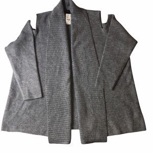 LANE BRYANT Cold Shoulder Open Swing Cardigan Sz 22W